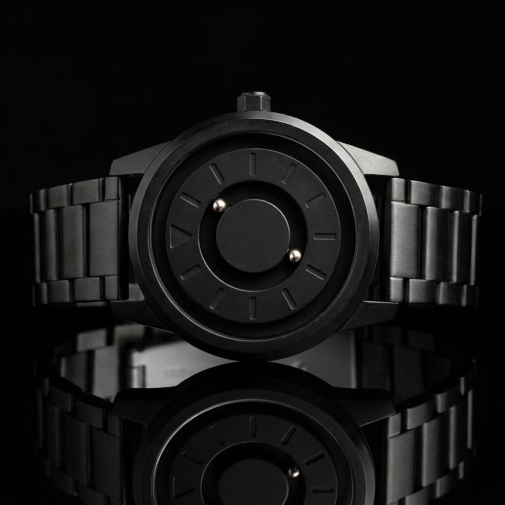 Magneto Metal Black Watch classic