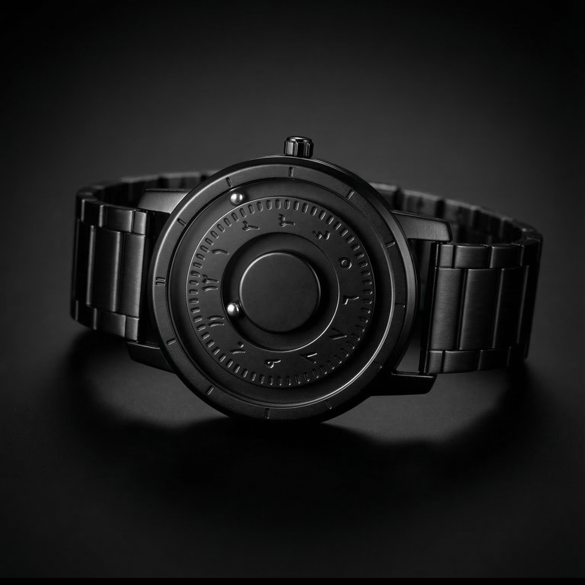 Magneto Metal Arabic Black Watch classic