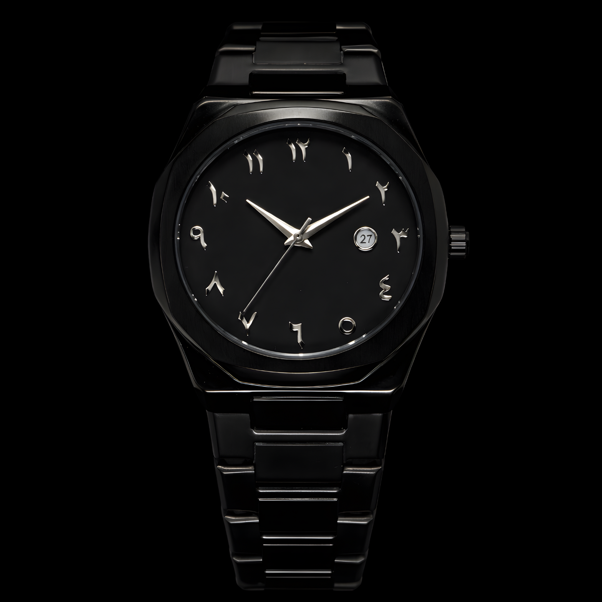 EQUES ARABIC SILVER METAL BLACK