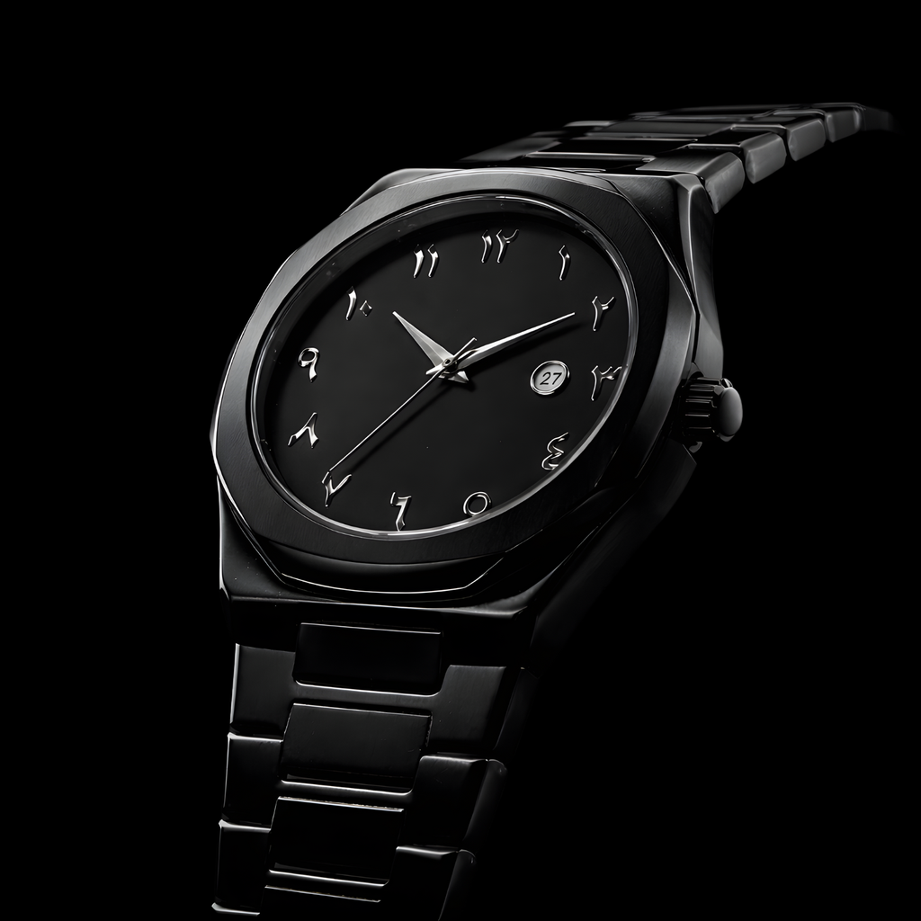 EQUES ARABIC SILVER METAL BLACK
