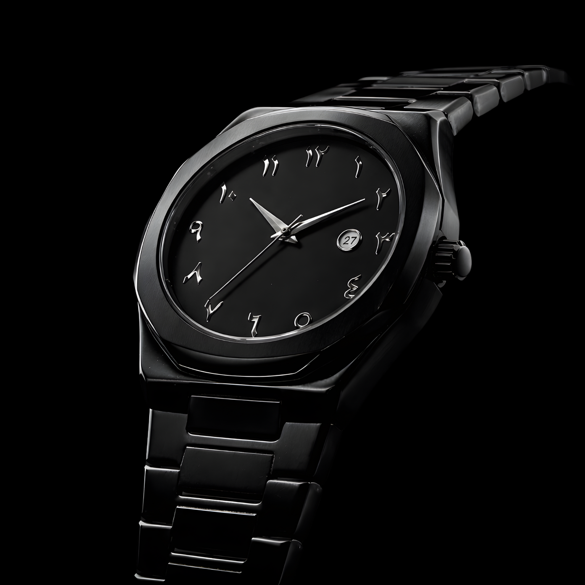 EQUES ARABIC SILVER METAL BLACK