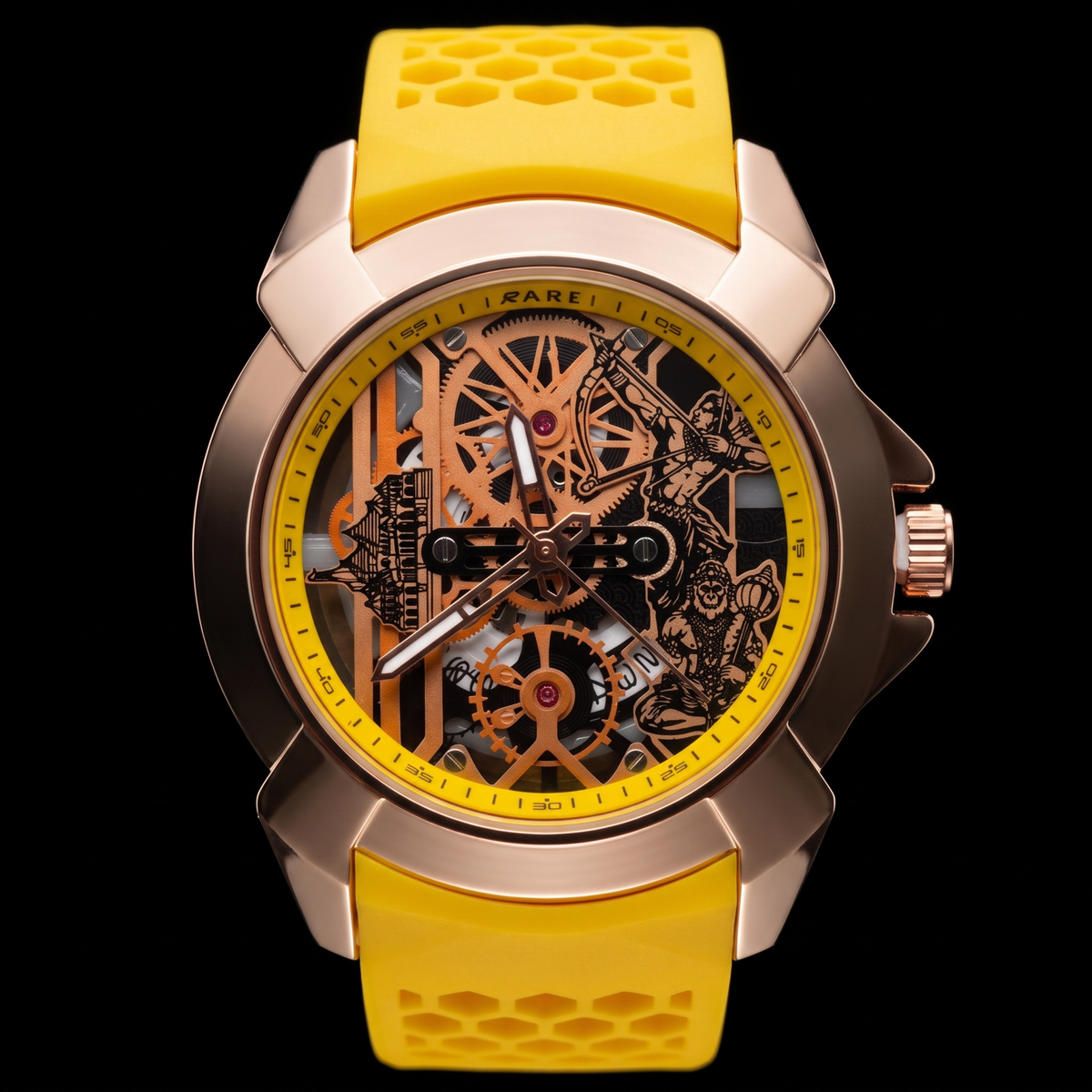 Raghunandan Gold With Silicone Yellow S