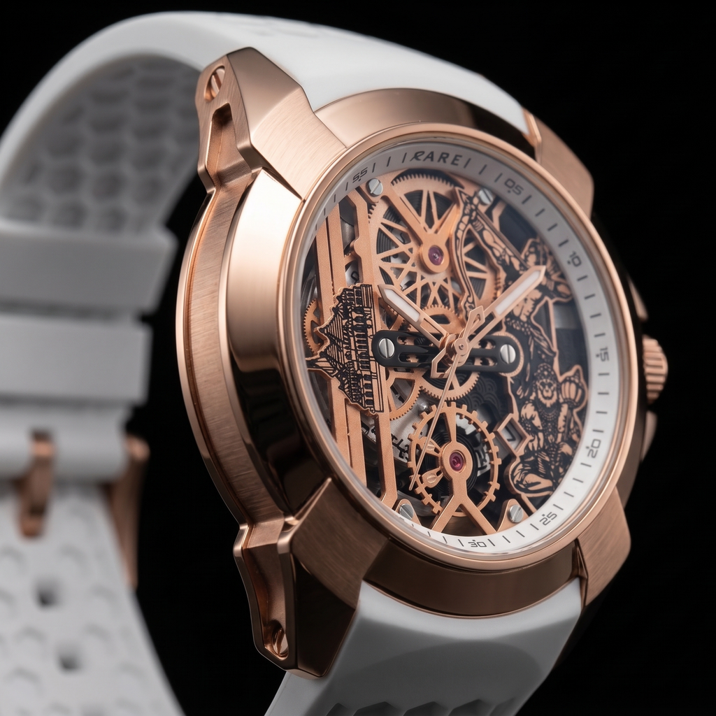 Raghunandan Gold With Silicone White S
