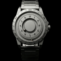 Magneto Metal Arabic Silver Watch classic