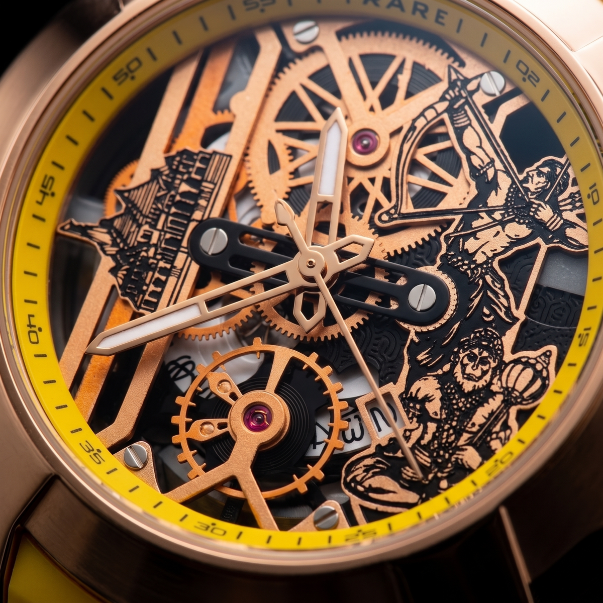 Raghunandan Gold With Silicone Yellow S